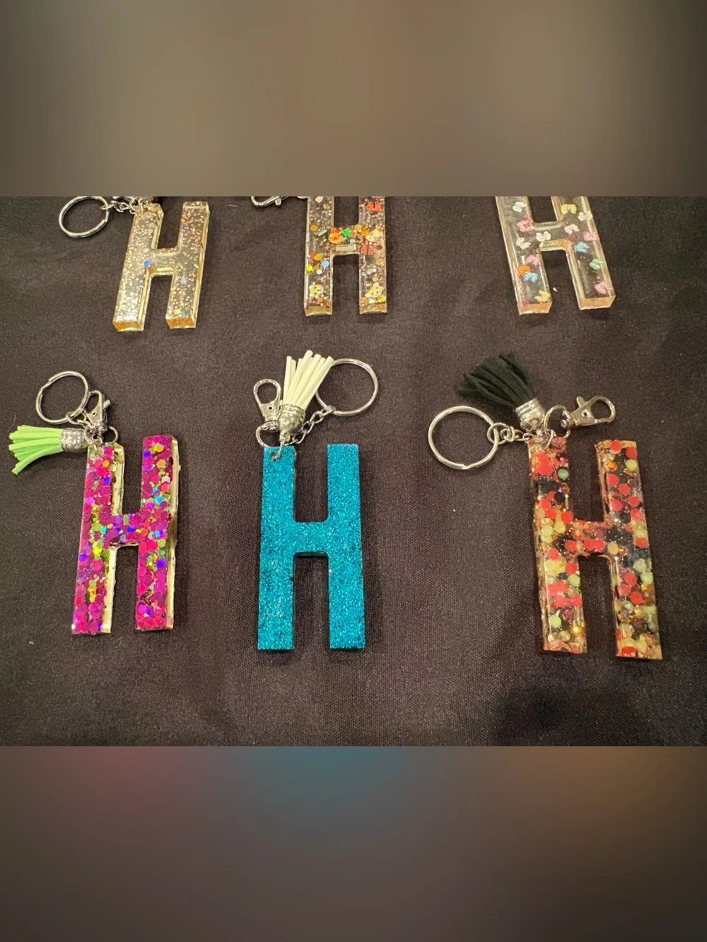 Handmade glitter resin